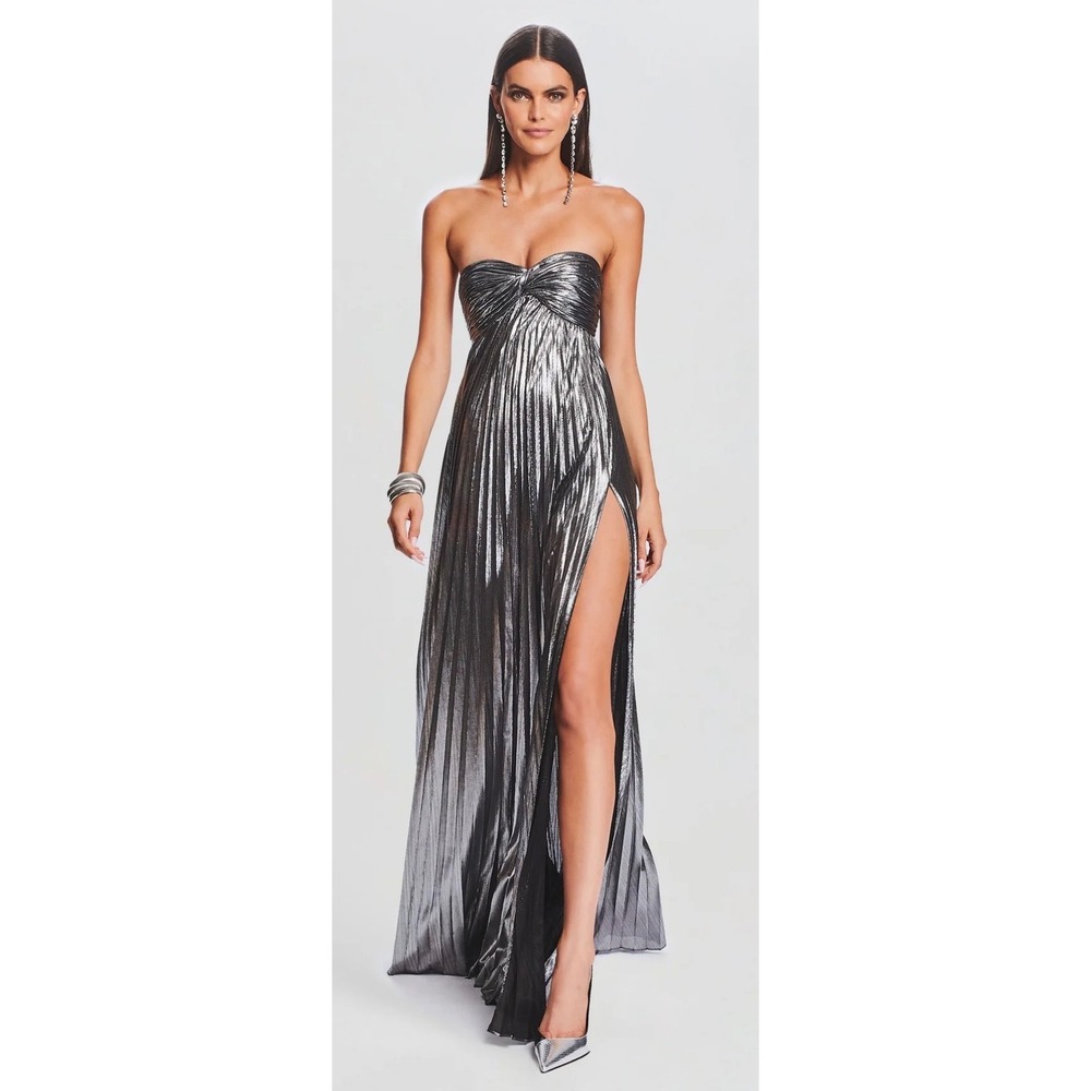 NWT Retrofete Zoa Gown in Gunmetal - Small